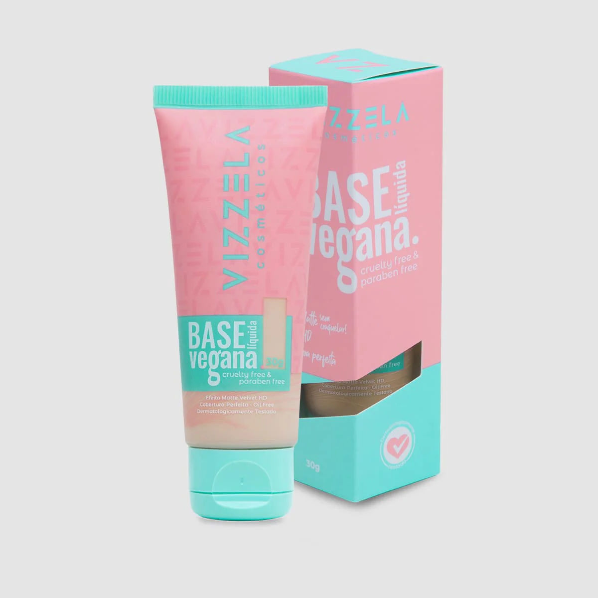 Base Líquida Matte Vegana - Vizzela