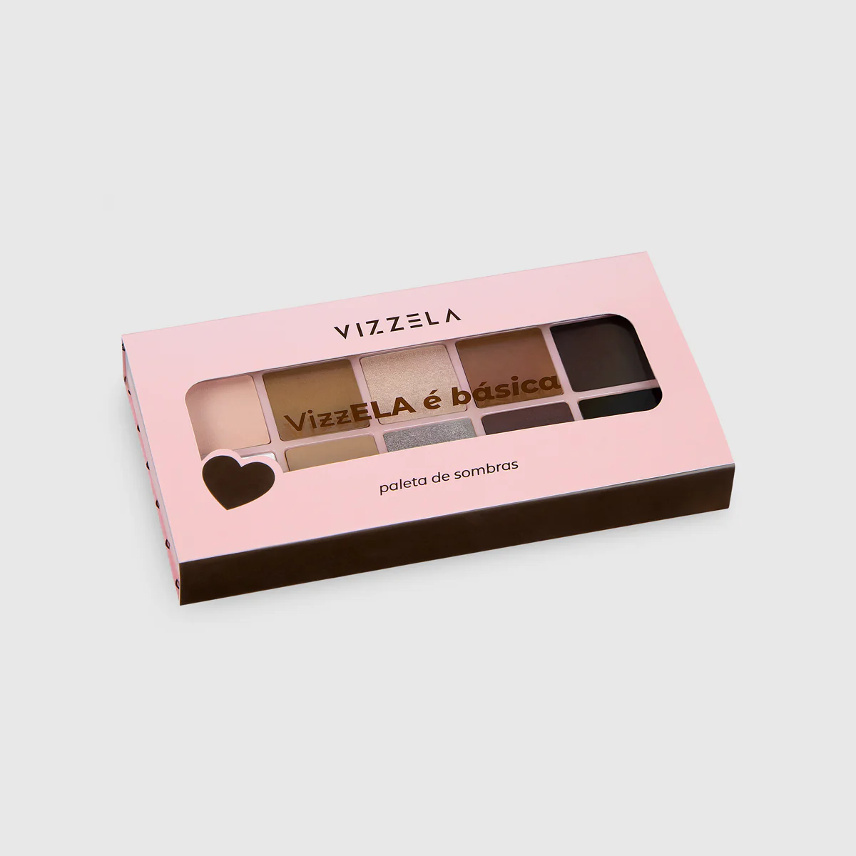 Paleta de Sombras Ela é Básica - Vizzela
